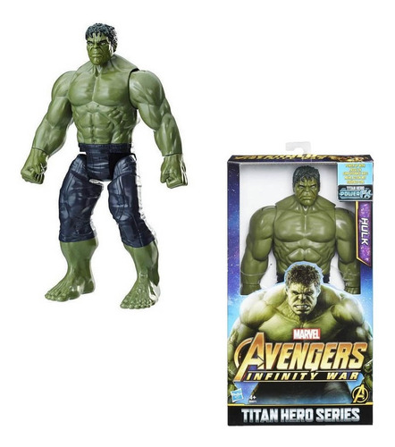 Avengers Marvel Figura Titan Hero Hulk Hasbro
