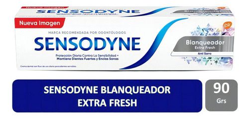 Pasta Dientes Sensodyne Blanqueador Extra Fresh Anti Sarro