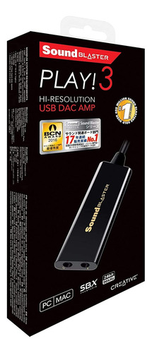 Creative Labs Sound Blaster Play 3 Usb External