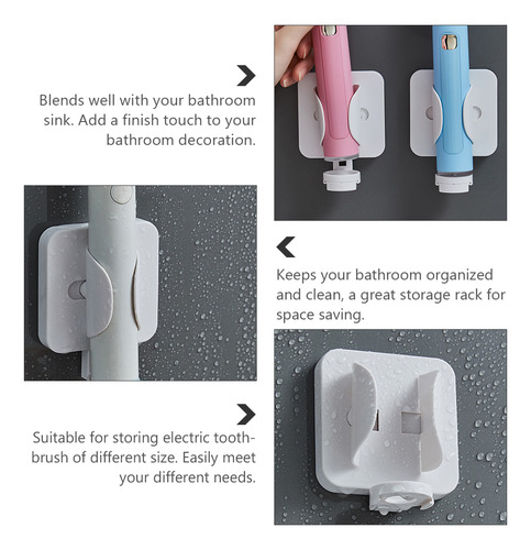Soporte Eléctrico Para Cepillos De Dientes, 2 Unidades, Esta