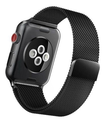 Correa Acero X-doria Compatible Con Apple Watch 42mm Negro
