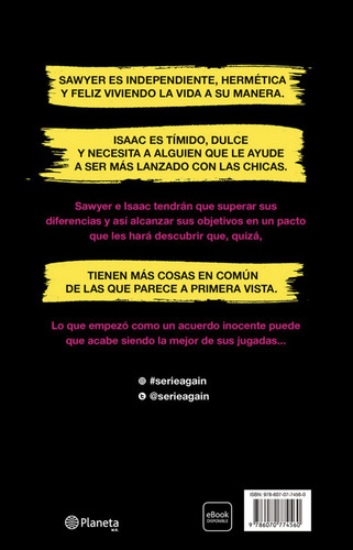 Sentir (Serie Again 3): Ella ha iniciado el juego. Él decidirá la partida, de Kasten, Mona. Planeta Internacional, vol. 3. Editorial Planeta México, tapa blanda, edición 01 en español, 2021
