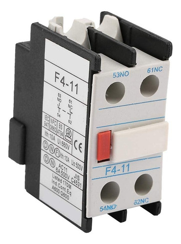 Bloque Contacto Auxiliar F4-11 Para Contactor Na Nc