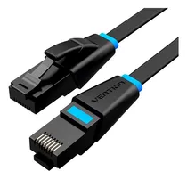 Comprar Cable de red Vention Cat6 Certificado - 2 metros Plano ultra fino y liviano  - Premium Patch cord - UTP Rj45 Ethernet 1gbps - 250 Mhz - cobre - Pc - Notebook - servidores - Negro - IBJBH
