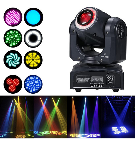 Cabeza Movil Led 60w Luces De Escenario Gobos Multicolor,Cabeza Movil Led 60w Dmx Alta Velocidad Gobos Multicolor Luz de escenario LED cabeza móvil Foowei A-YTD001 110V luces color rgbw