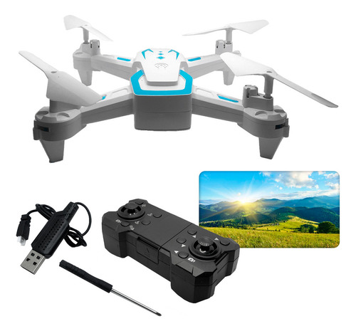 Drone Quadricóptero Com Câmera E Led Tech Spy Controle