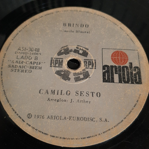 Simple Camilo Sesto Ariola-eurodisc C17