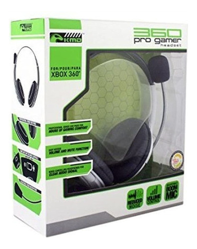 Audífonos Kmd   360 Wired Pro Gamer Headset Blanco