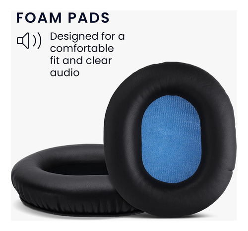 Almohadillas Para Auriculares Sennheiser Hd8 Y Mas, Negro
