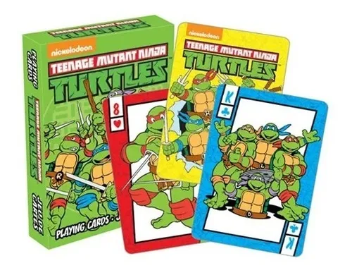 comprar Tortugas Ninja Nickelodeon Juego De Cartas Casino Mesa Poker