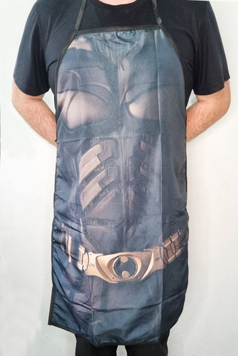Avental Cozinha Divertido Estampa Geek Presente Churrasco Cor Colorido Desenho do tecido Batman