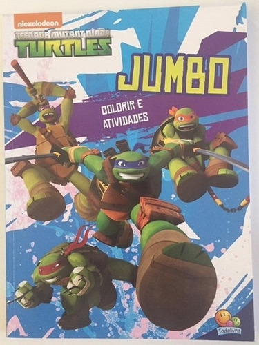 Jumbo - Ninja Turtles - Colorir E Atividades Editorial Todolivro Em Português