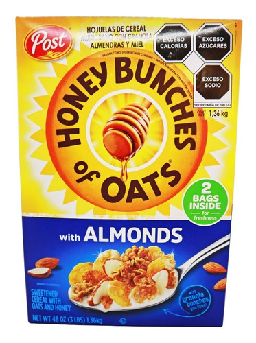 Cereal Gr Honey Bunches Of Oats Con Almendras Y Miel 1.36 Kg