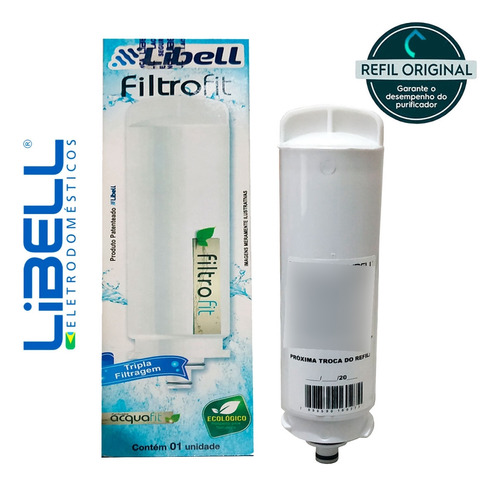 Filtro Libell Acquafit Ln100 Hermético Elet Purif Água Orig