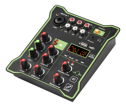Sintonizador De Transmissão De Áudio Reverb Bt Effect Mixer