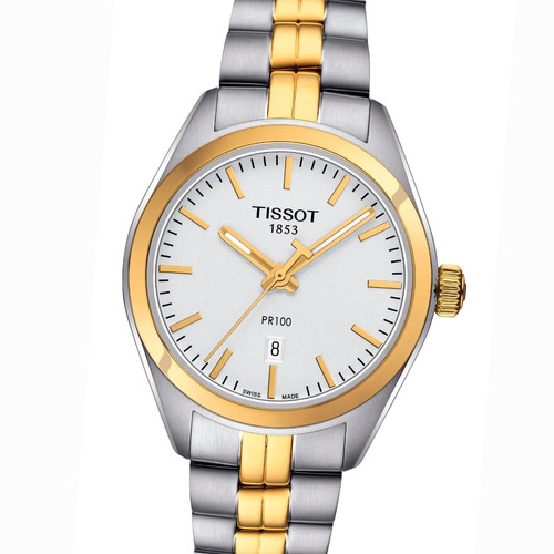 Reloj Tissot T1014102203100 Pr100 Cristal De Zafiro Acero