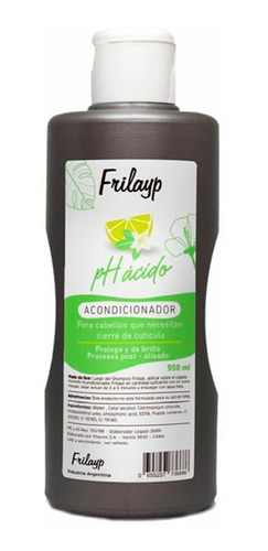 Acondicionador Extra Acido Frilayp Color Alisados X 950 Ml