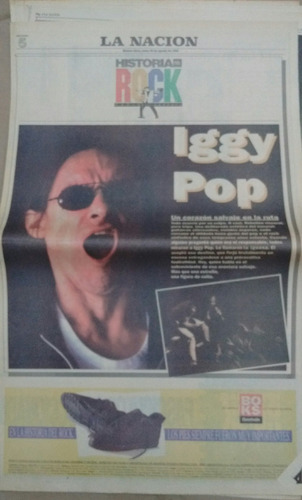 Suplemento La Nación Historia Rock 08/1993 Iggy Pop B Holly