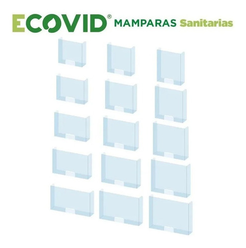 Imagen 5 de 9 de Mampara Protectora | Barrera Sanitaria | Divisor Escritorio