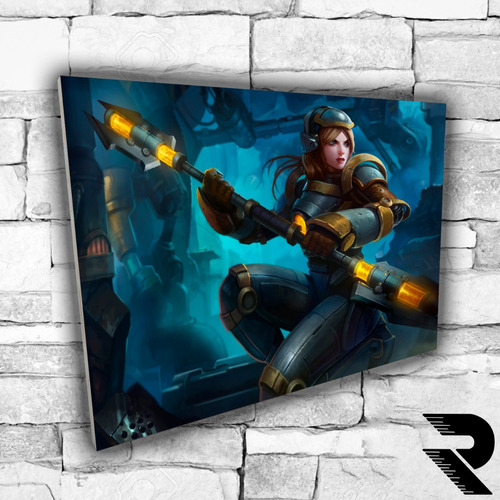 Cuadro De Lux Legion De Acero League Of Legends | 30x21 Cm