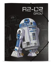 Comprar Carpeta Star Wars Dibujo N°5 Oficio 3 Solapas Mooving Color Negro