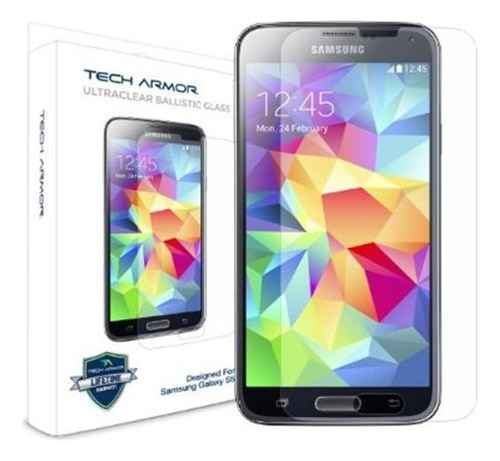 Tech Armor Samsung Galaxy S5 Premium Balístico De Cristal Pr