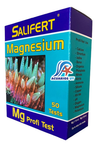 Test Para Medir Magnesio Del Agua Del Acuario. Salifert