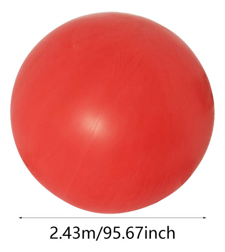 Balão Balão Enorme 200g 8 Pés Balão Vermelho