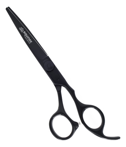 Tijera Equinox Profesional Peluqueria Acero Inoxidable Negro