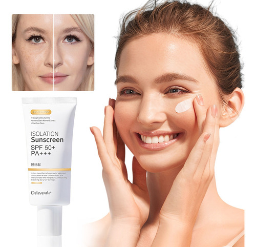 Crema Protector Solar El Cuerpo Spf50 Uv Defender Blanquecer