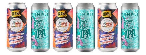 Combo X 6 Cerveza Artesanal Sin Alcohol - Mix A Elección