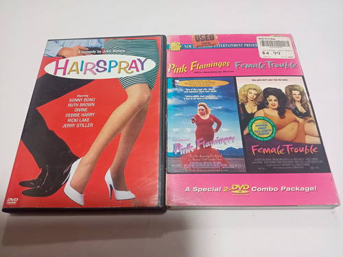 Dvd Divine John Waters Pink Flamingos Hairspray 70's Trash M (Usado)