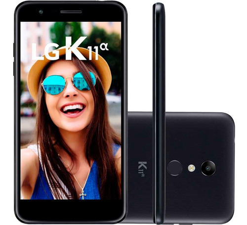 Smartphone LG K11 Alpha Dual Chip, Tela 5.3, 16gb - Preto