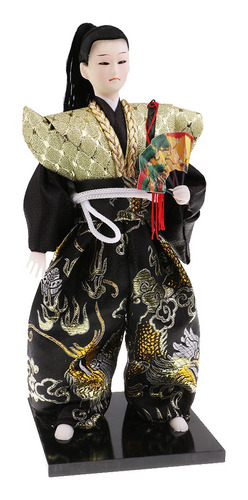 Muñeco Samurai Figura Japonés Adorno Para Hogar Oficina