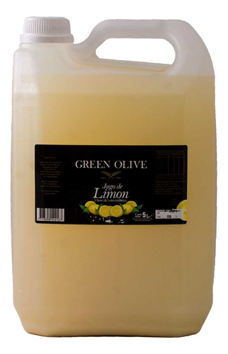 Jugó De Limon Green Olive X 5 Litros Bidón