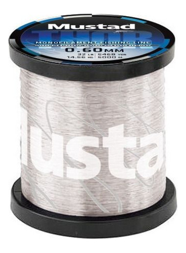 Bobina Nylon Mustad Thor 0,30mm X 5000mts Pesca Monofilament Color Natural