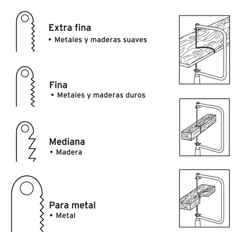Arco Joyero Calador Con Seguetas Corte Fino Mango Ergonomico