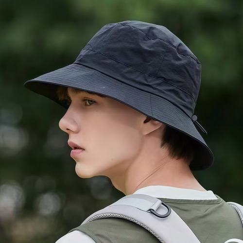 Gorro De Pescador Plegable Y Transpirable Negro Como Se Muestra En La Imagen Como Se Muestra En La Imagen