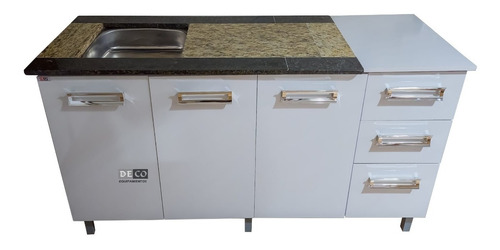 Bajo Mesada 1.60 Mas Granito Recorte. Mueble  Cocina