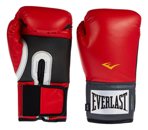 Everlast Guantes De Entrenamiento Pro Style (rojo, 14 Onzas.