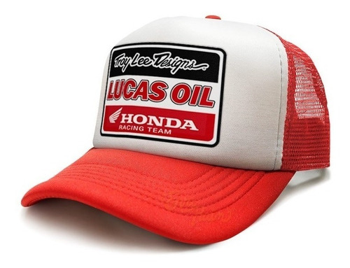 Gorra Trucker Honda Troy Lee Lucas Oil Motocross New Caps