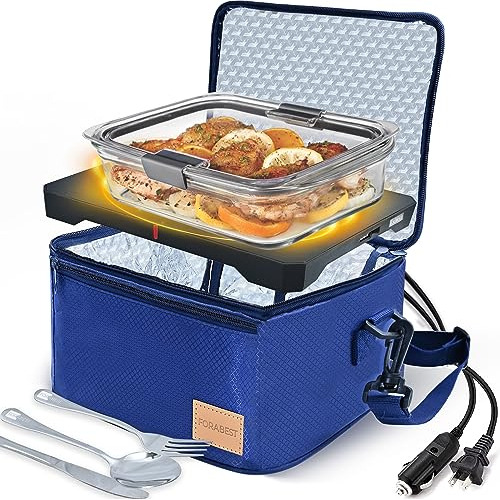 Forabest Portable Microwave Food Warmer - 2bzjc