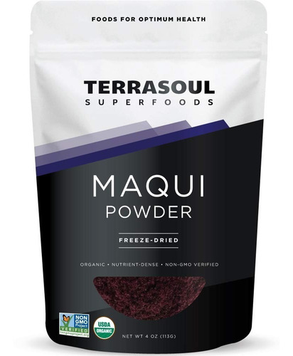 Terrasoul Superfoods Polvo Orgánico De Baya Maqui 113gr