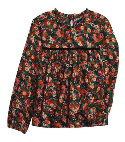 Blusa Niña Gap Flores Multicolor