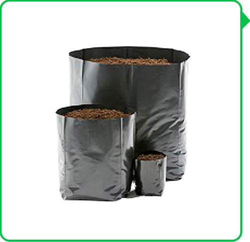 Imagen 3 de 4 de 1 Kg De Bolsas Para Vivero De 27 X 27 52 Piezas Por Kilo