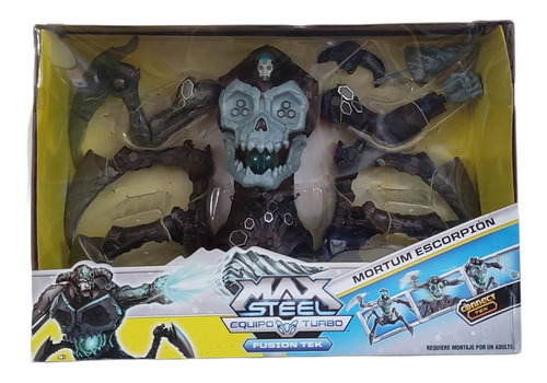 Max Steel Fusion Tek Mortum Escorpion Scorpion Equipo Turbo