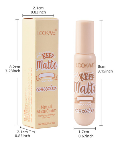 Base De Maquillaje En Barra Correctora Líquida 6 Color N