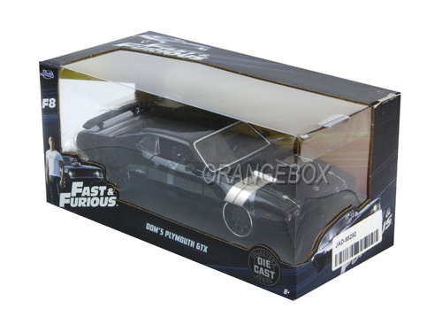 Dom's Plymouth Gtx Fast Furious F8 F Furious Jada Toys 1:24