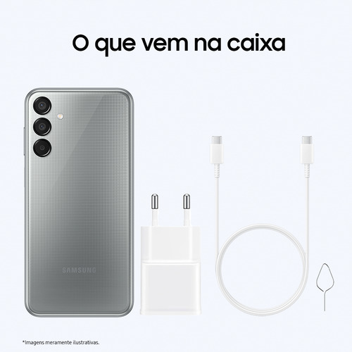 Celular Samsung Galaxy M15 5g, 6.000mah, Câmera Tripla Até 50mp, 128gb - Cinza - Excelente (Recondicionado)