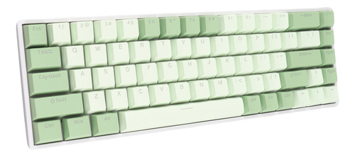 Teclado Mecânico Com Luz De Fundo Dinâmica Rgb Sem Fio De 68
